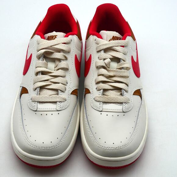 NEW Nike Women's 7  Gamma Force Sneakers Shoes White Red DX9176-004 - Picture 7 of 10